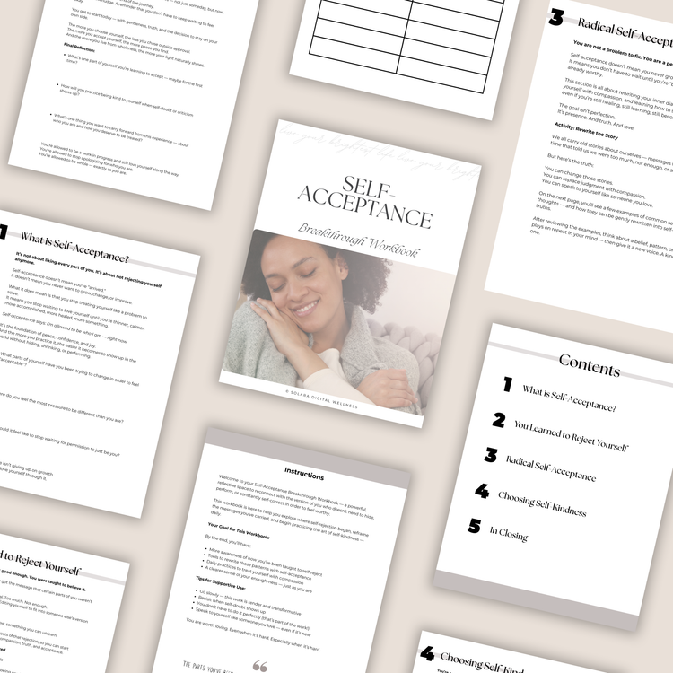 Self-Acceptance Breakthrough Workbook