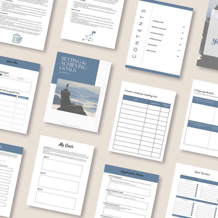 Setting and Achieving Goals Workbook