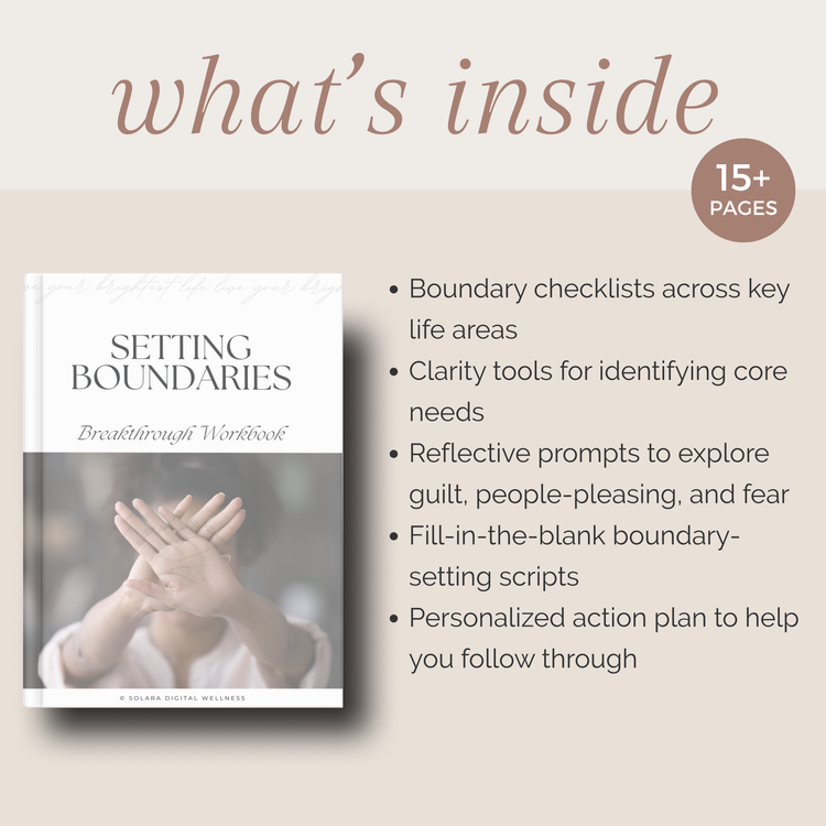 Setting Boundaries Breakthrough Workbook