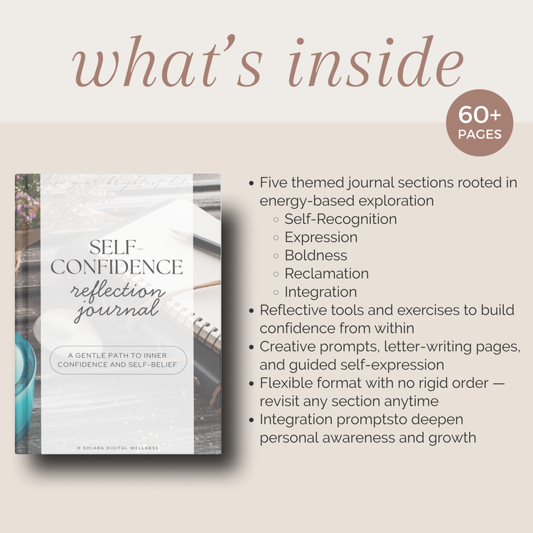 Self-Confidence Reflection Journal
