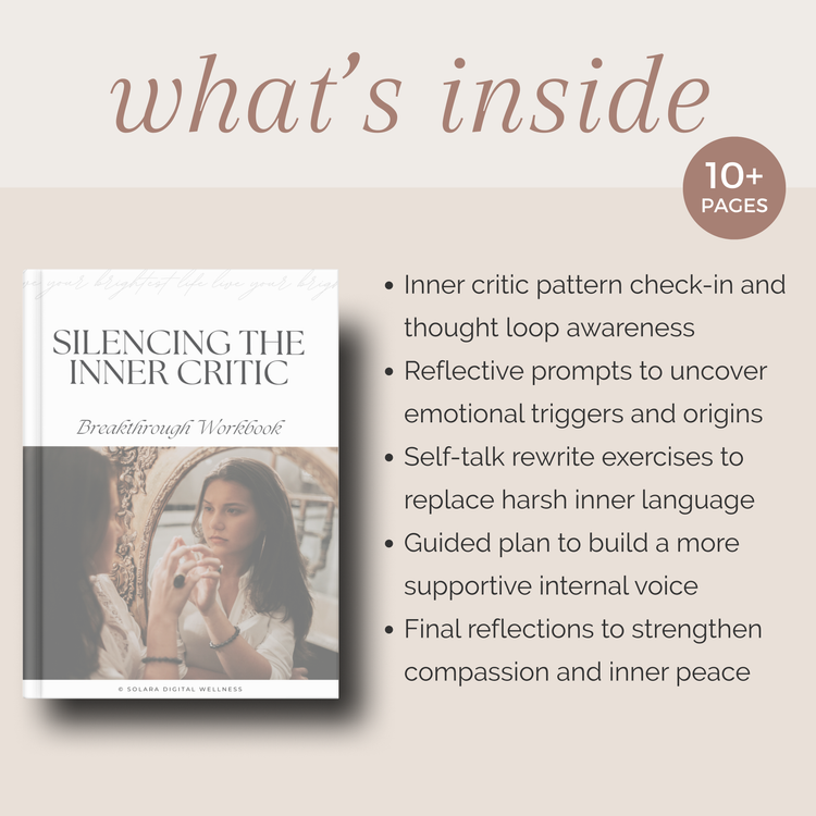 Silencing the Inner Critic Breakthrough Workbook