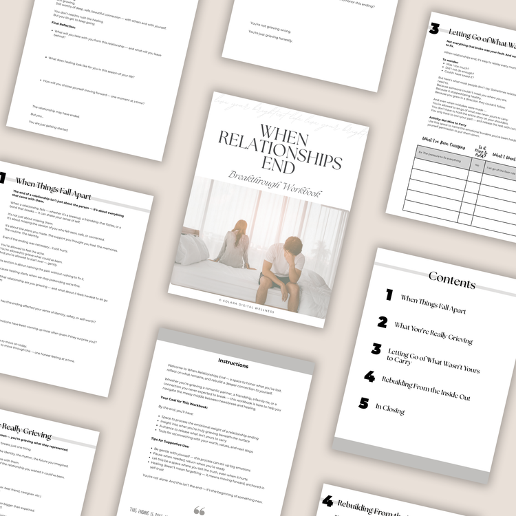 When Relationships End Breakthrough Workbook