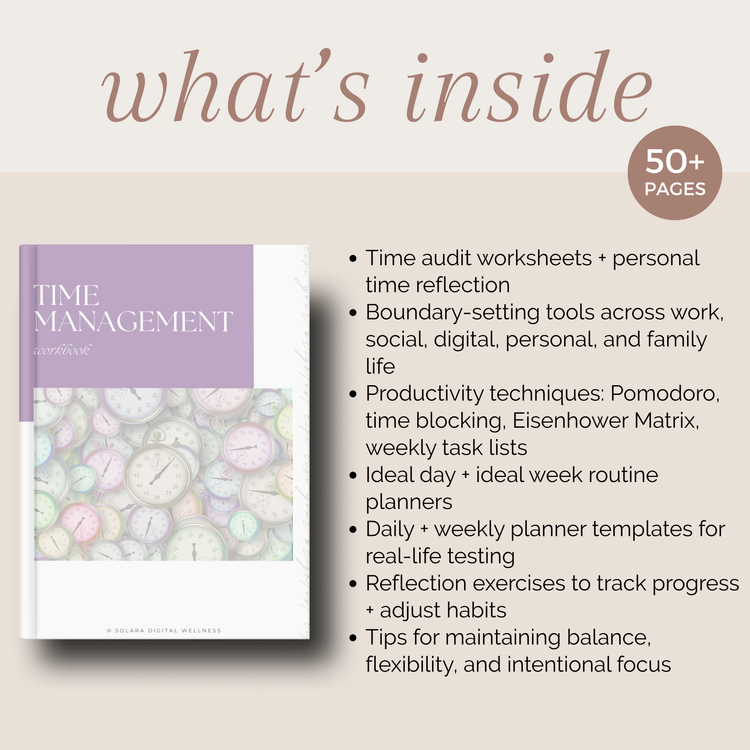 Time Management Workbook