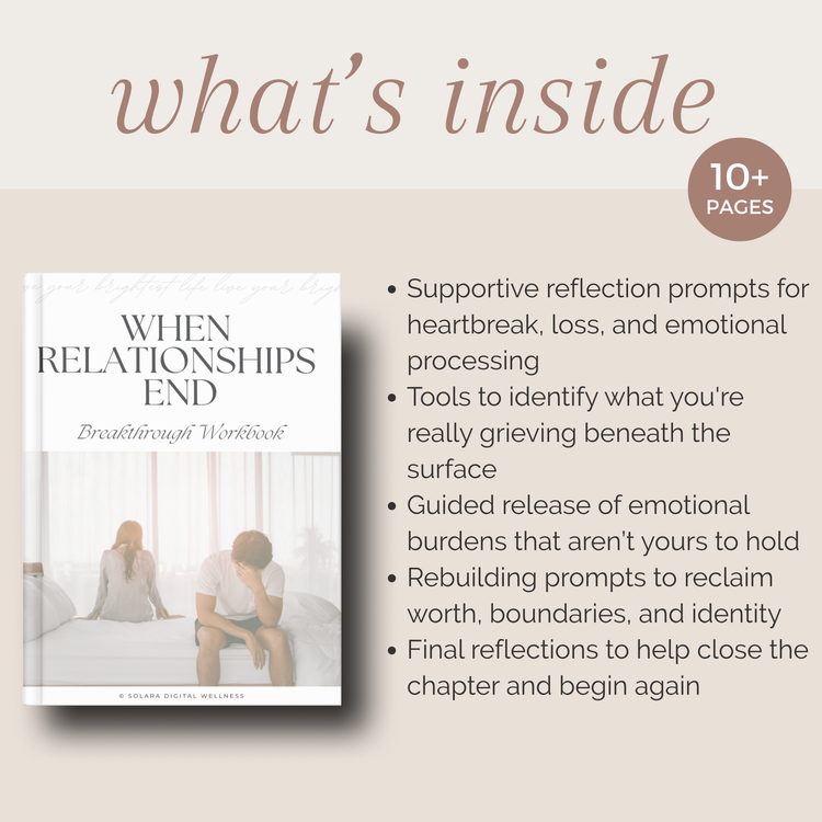 When Relationships End Breakthrough Workbook