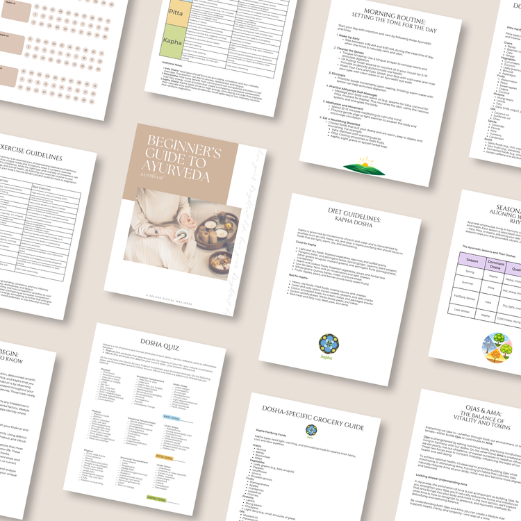 Beginner's Guide to Ayurveda Workbook