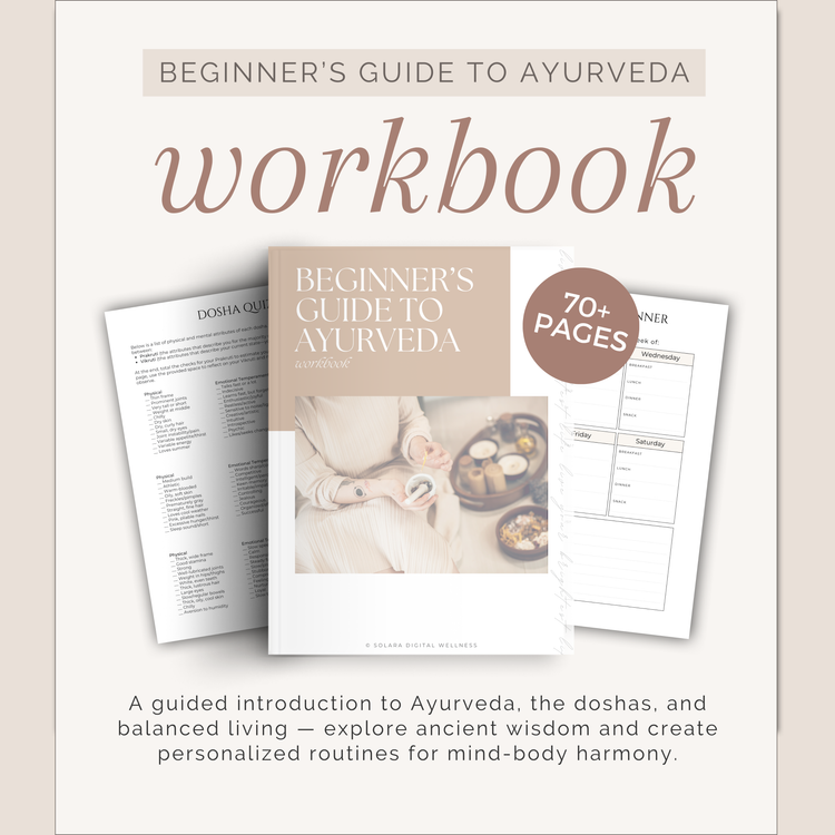 Beginner's Guide to Ayurveda Workbook