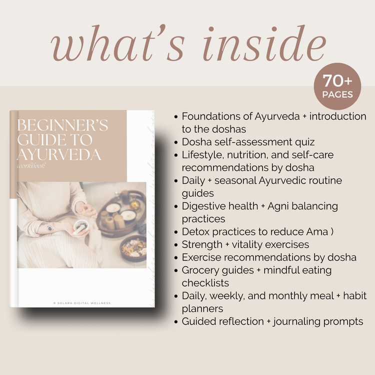 Beginner's Guide to Ayurveda Workbook