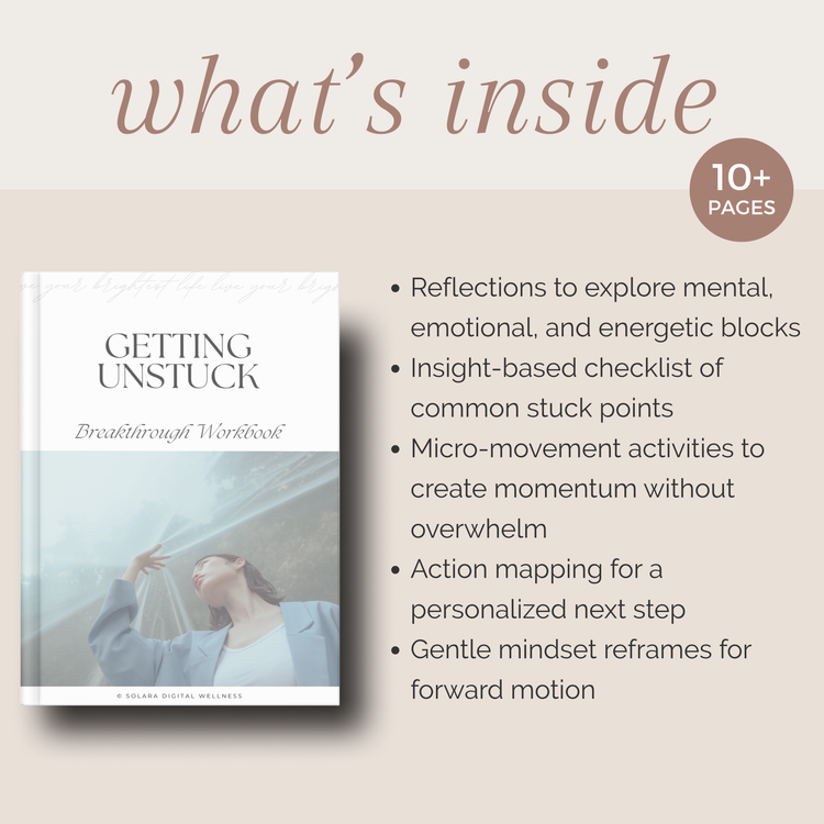 Getting Unstuck Breakthrough Workbook