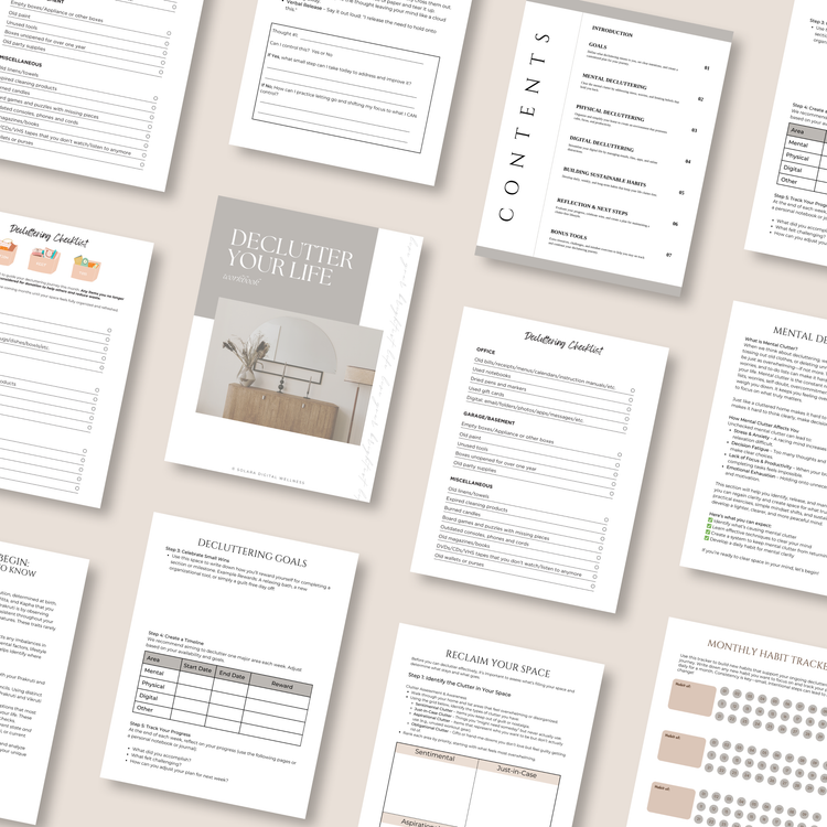 Declutter Your Life Workbook