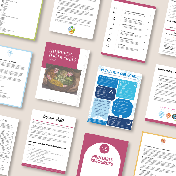 Ayurveda: The Doshas Workbook