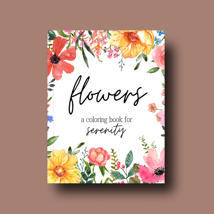 Flowers Coloring Book