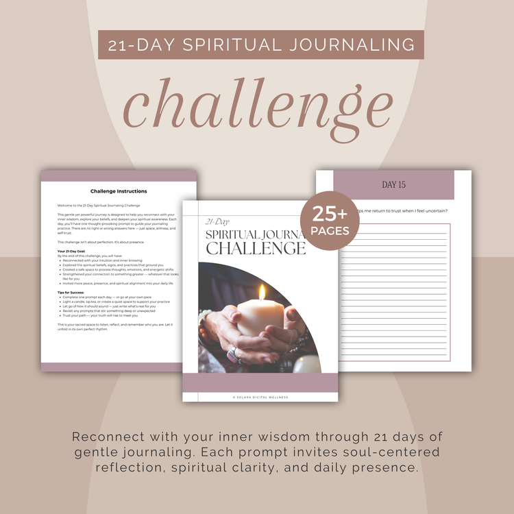 21-Day Spiritual Journaling Challenge
