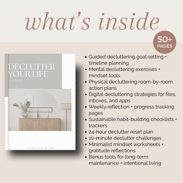 Declutter Your Life Workbook