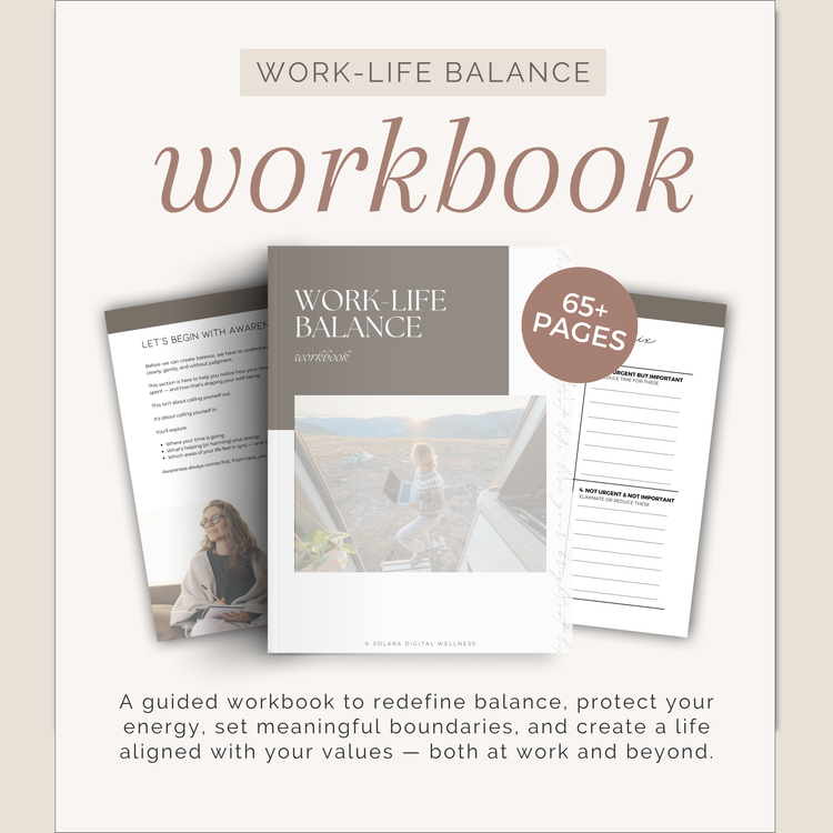Work-Life Balance Workbook