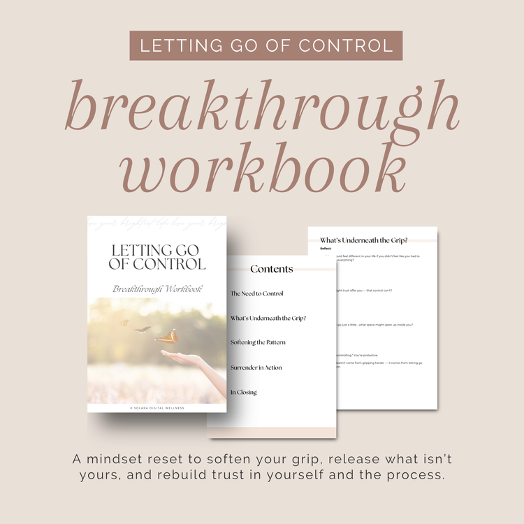 Letting Go of Control Breakthrough Workbook
