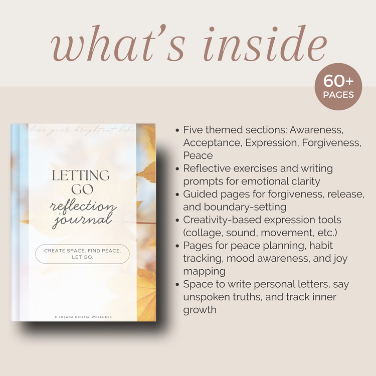 Letting Go Reflection Journal