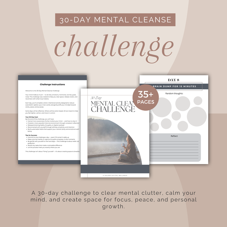 30-Day Mental Cleanse Challenge