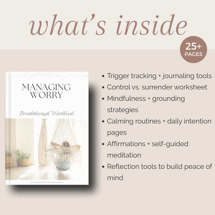 Managing Worry Breakthrough Workbook