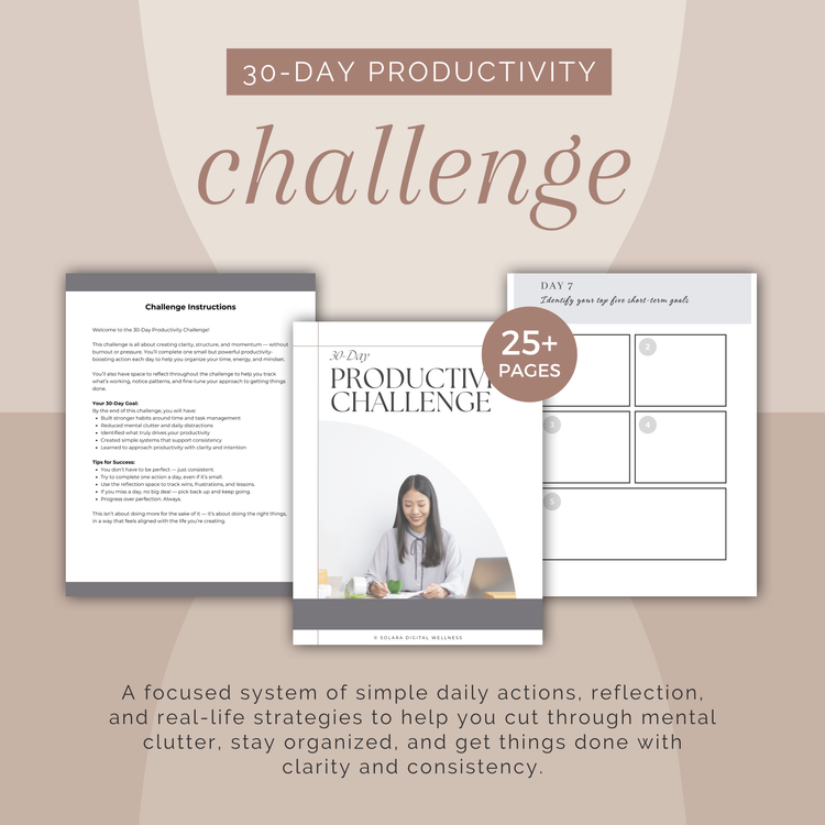 30-Day Productivity Challenge