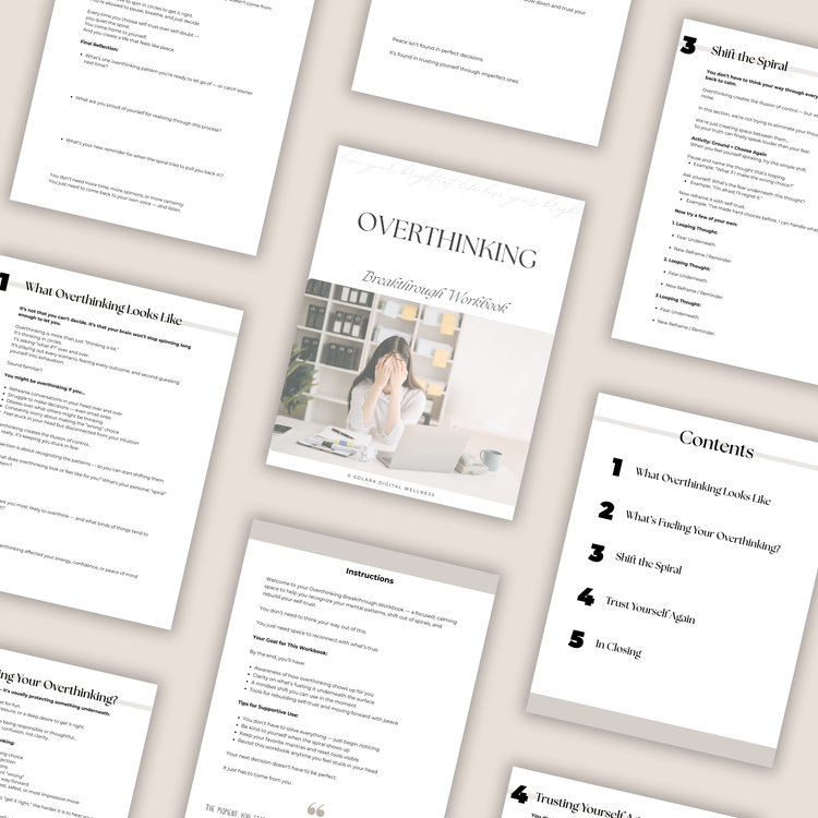 Overthinking Breakthrough Workbook