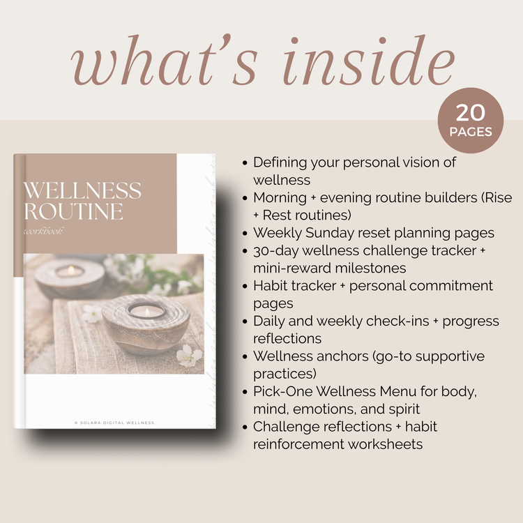 Wellness Routine Workbook